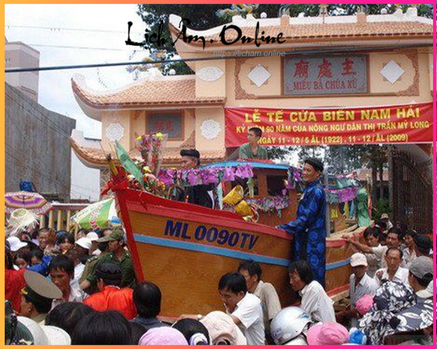 Lễ hội cúng Biển Mỹ Long (Trà Vinh)