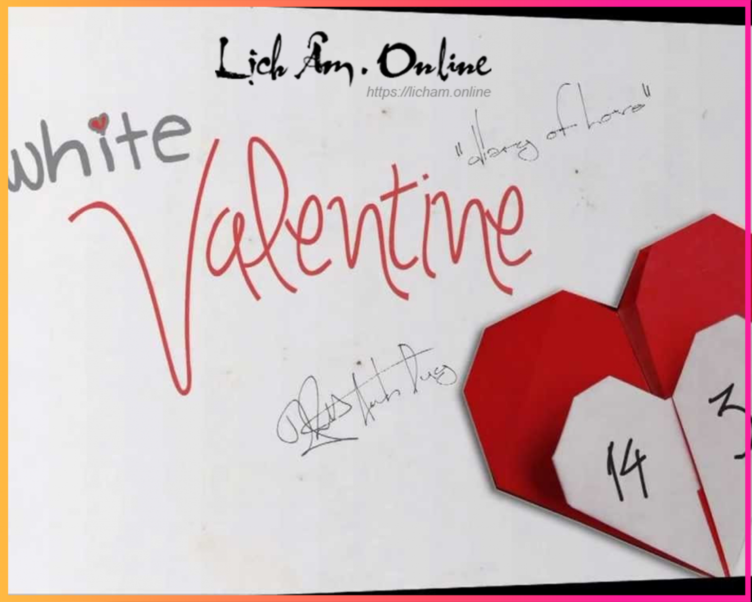 Lễ tình nhân (Valentine)