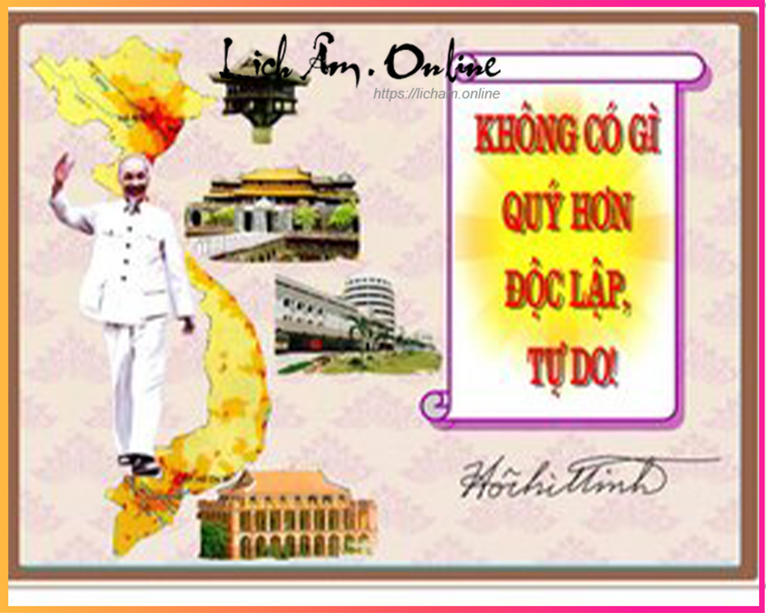 Hồ chủ tịch ra lời kêu gọi “Không có gì quý hơn độc lập, tự do